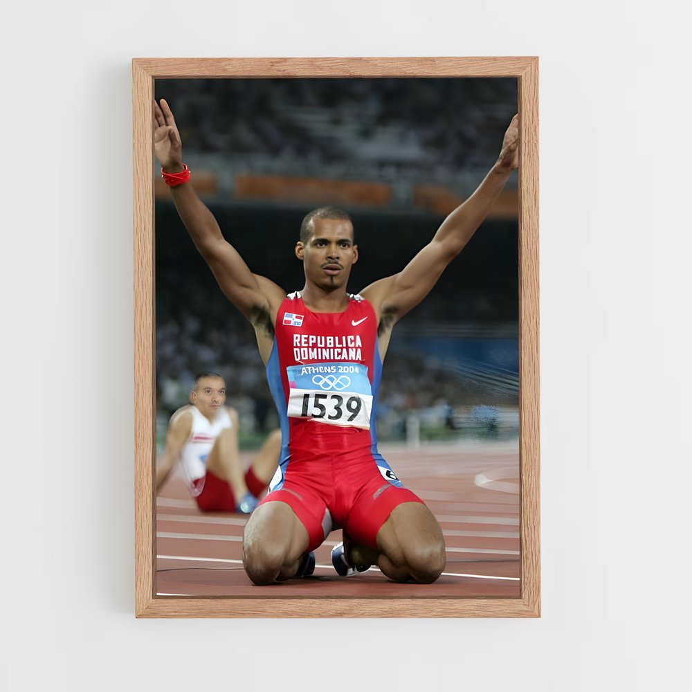 Poster Felix Sanchez – affiche Athlétisme (vue 4)
